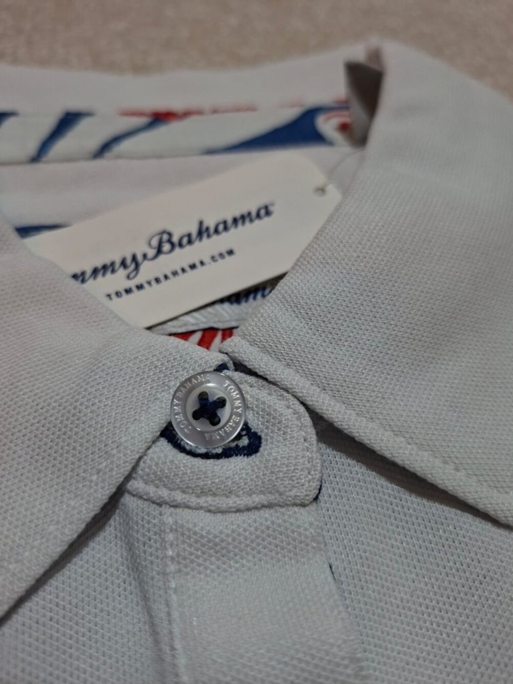 NWT Tommy Bahama Paradise Pique Sleeveless Polo White Top M - Picture 8 of 14